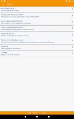 Simecom android App screenshot 1