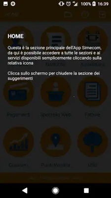 Simecom android App screenshot 2